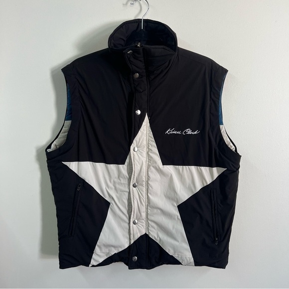 Keizer Clark Los Angeles Reversible Star Puffer Vest - Picture 3 of 12